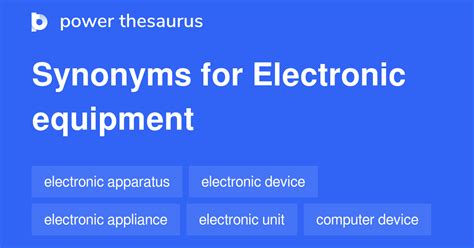 synonyms of electronic|Electronic .